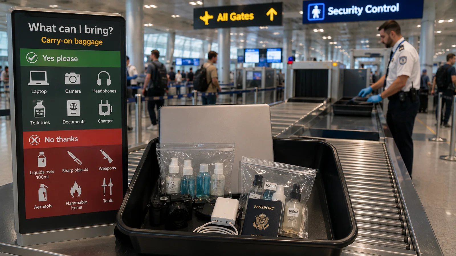 What Items Are Not Allowed on a Plane in Hand Luggage?