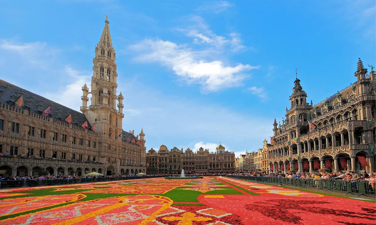 Brussels city view