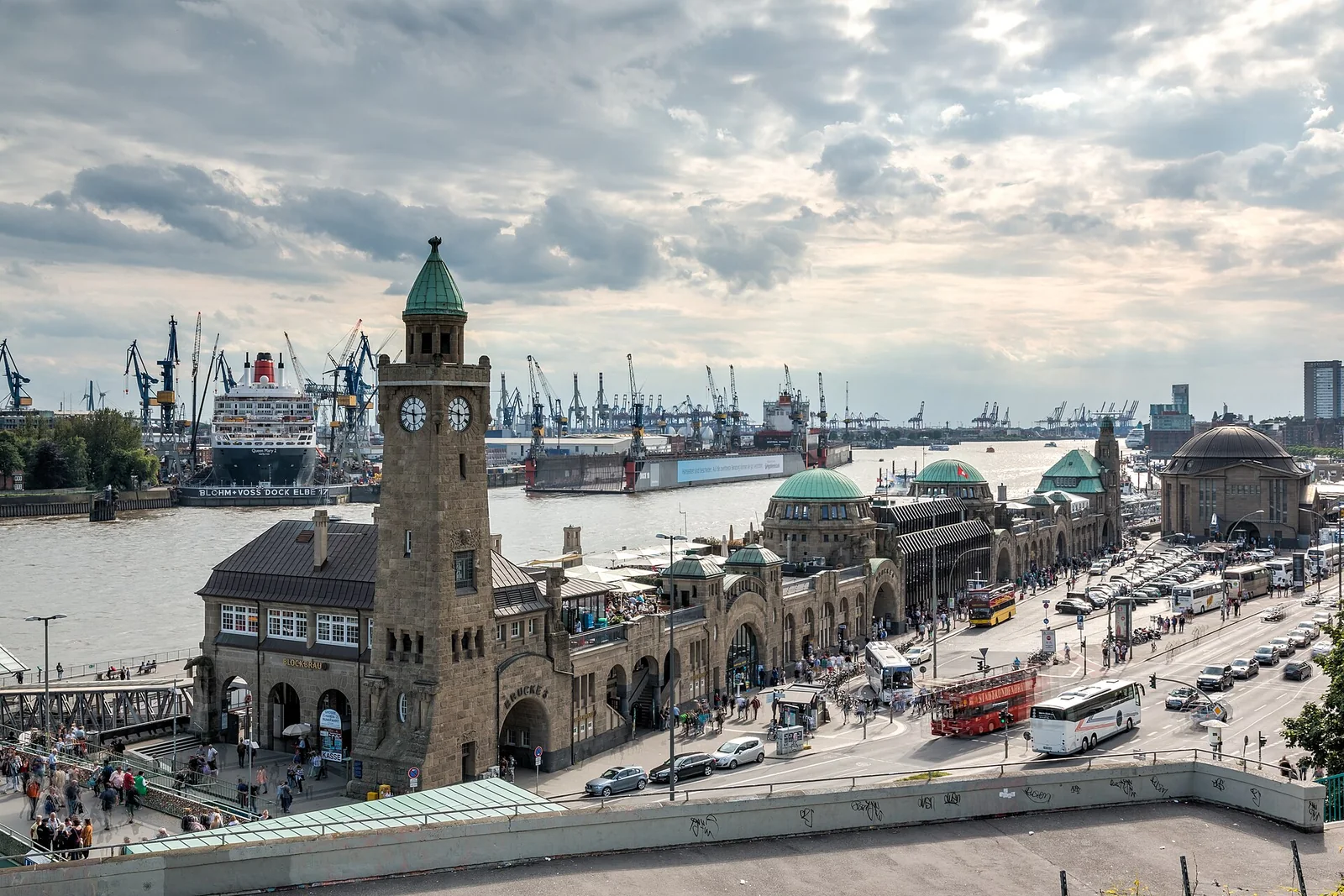 Hamburg city view