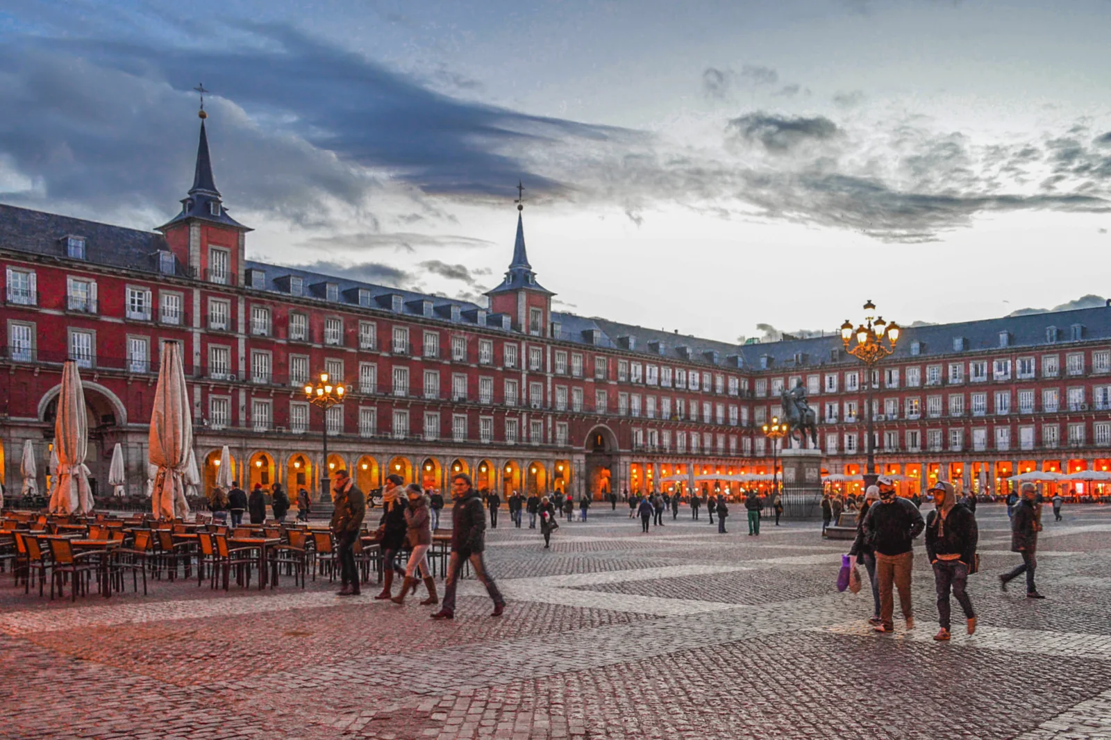 Madrid city view