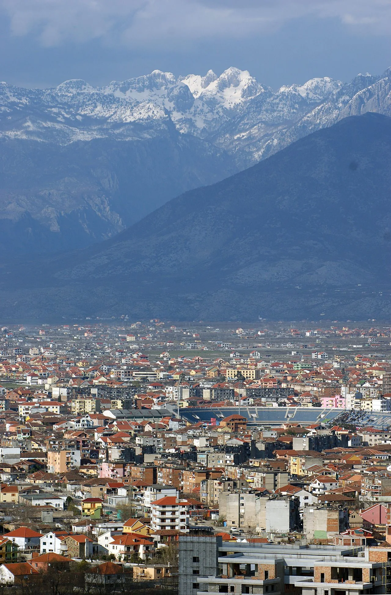 Pamje e qytetit Shkodër