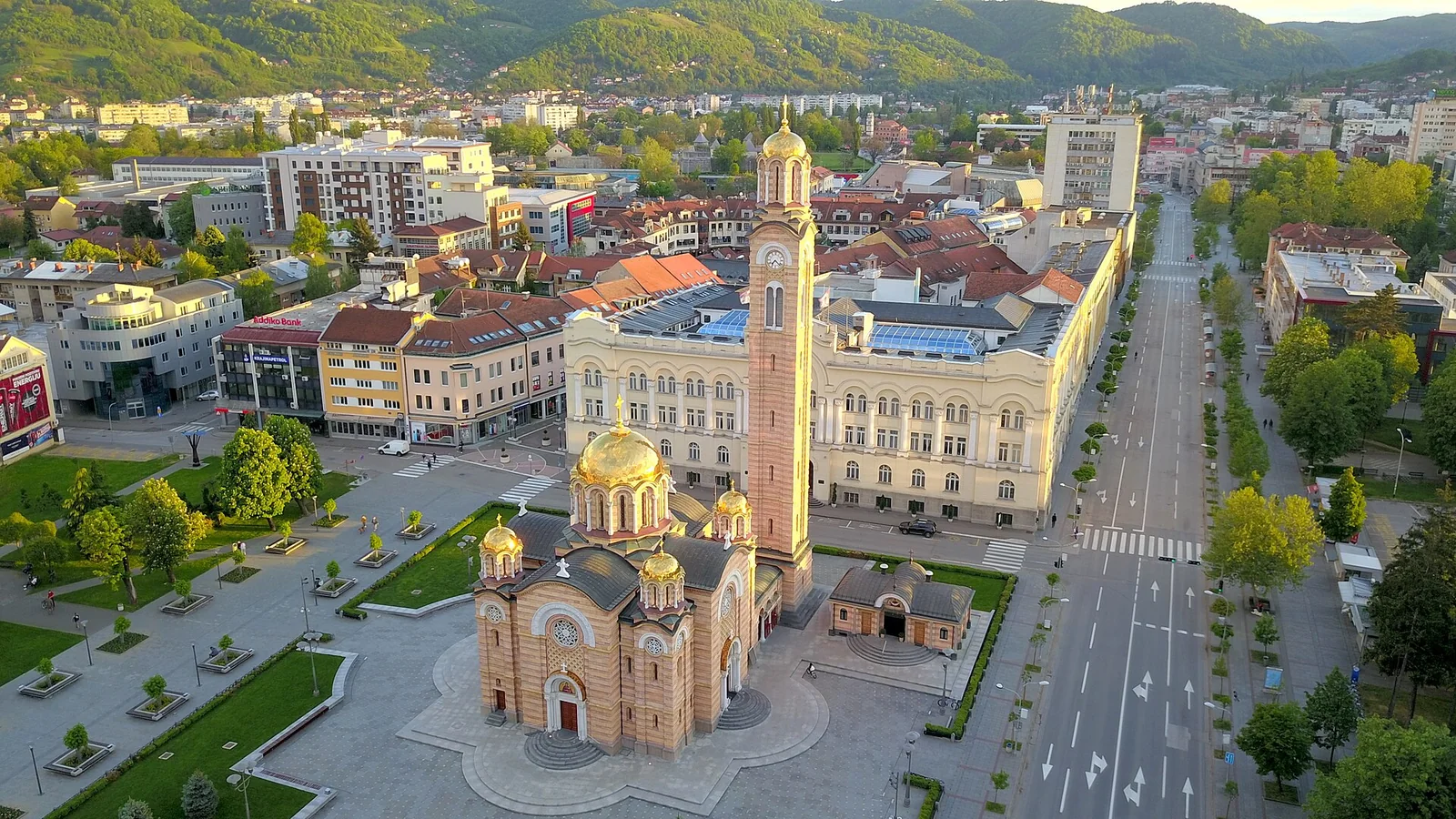 Pogled na grad Banja Luka