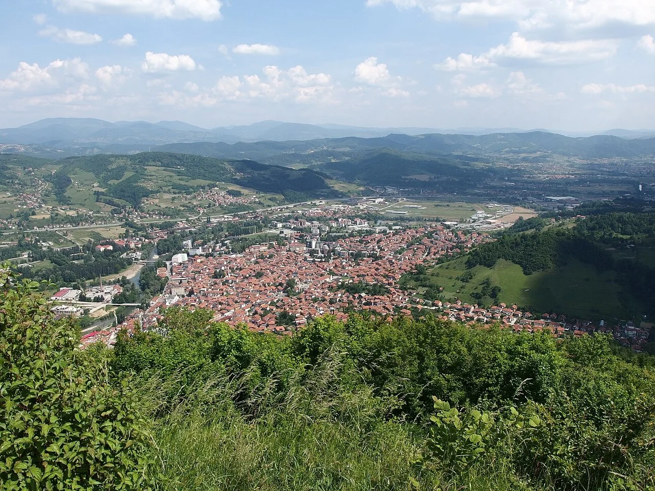 Pogled na grad Visoko