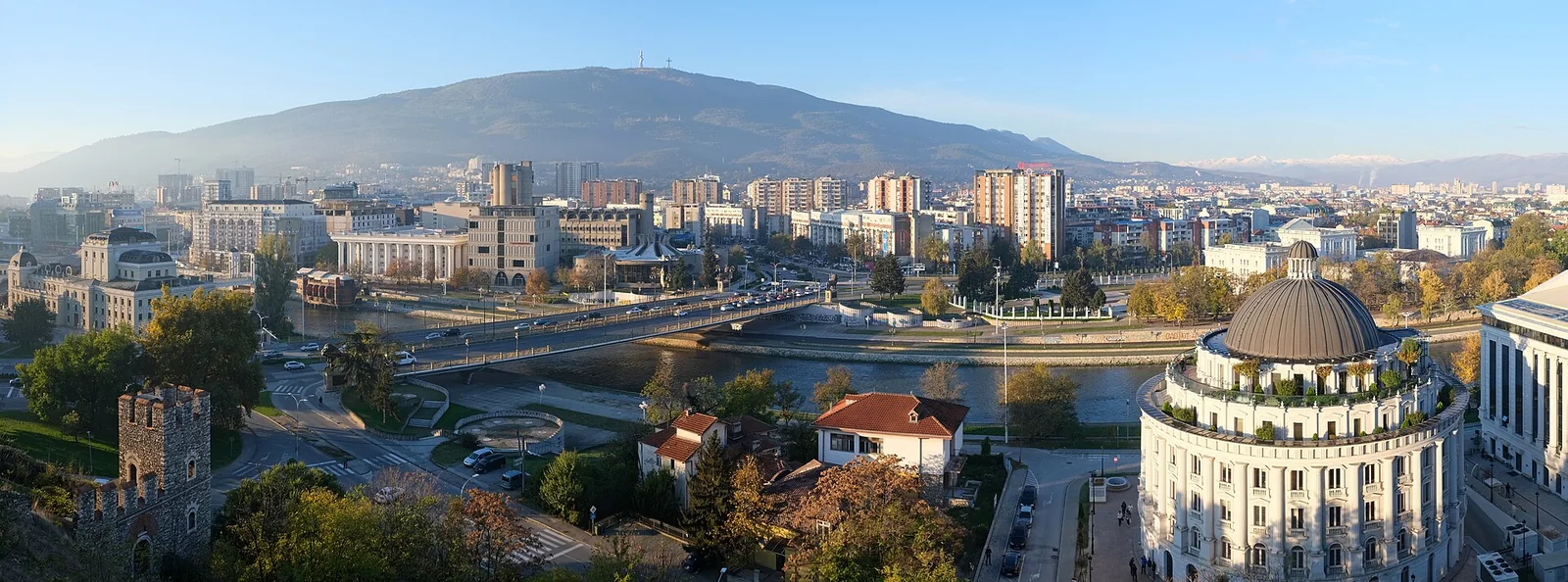 Поглед на град Скопље
