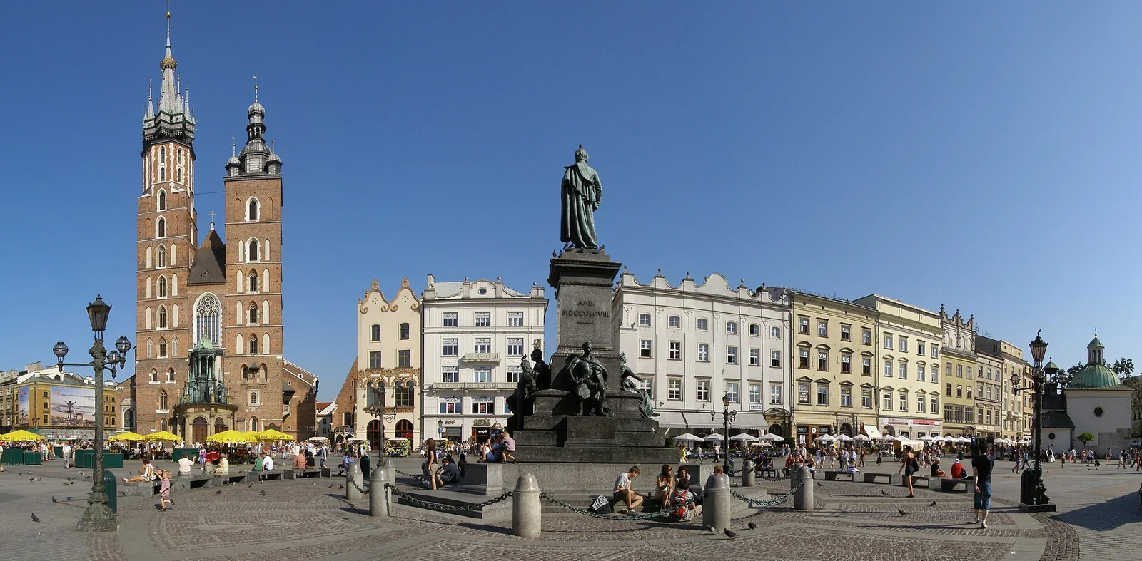 Вид города Краков