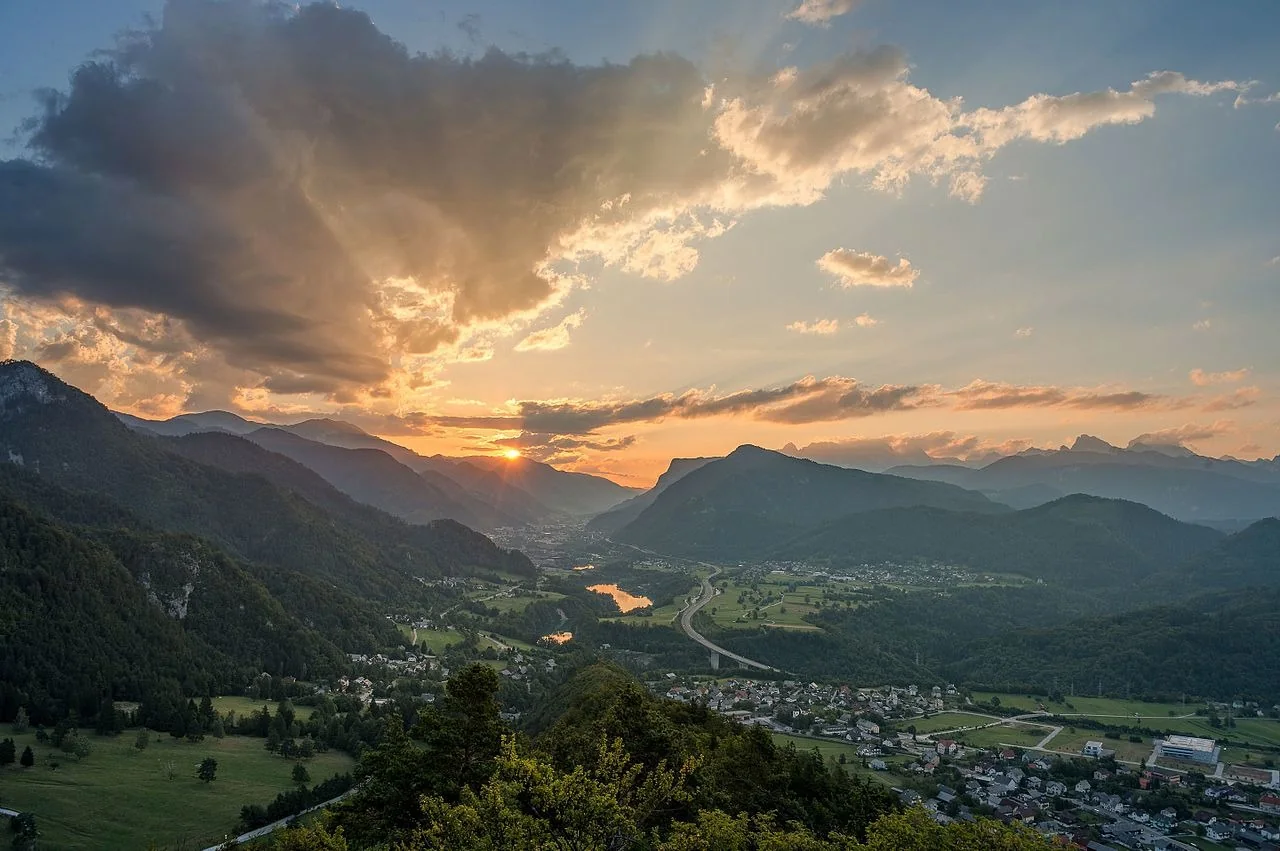 Pogled na mesto Jesenice