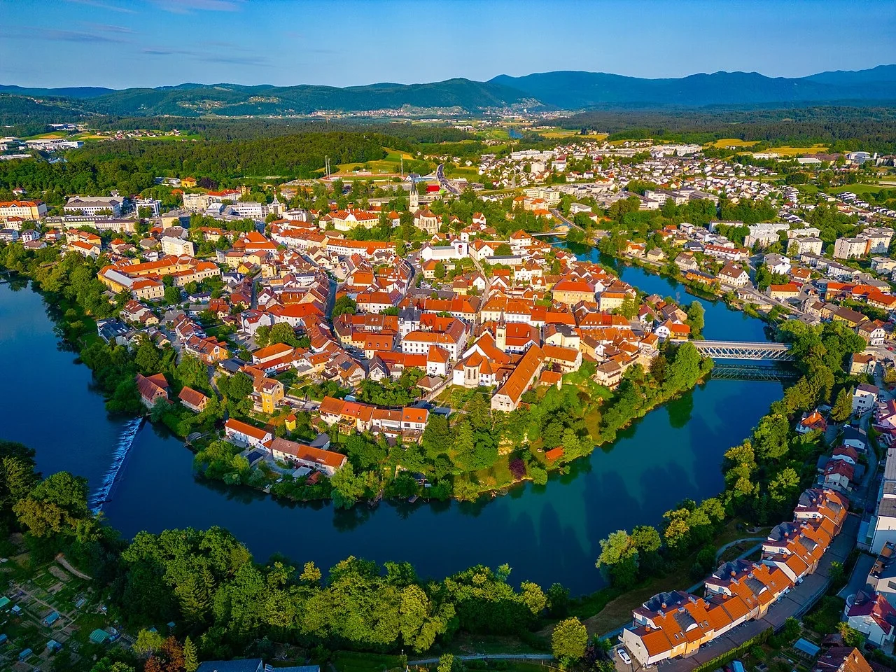 Pogled na mesto Novo Mesto