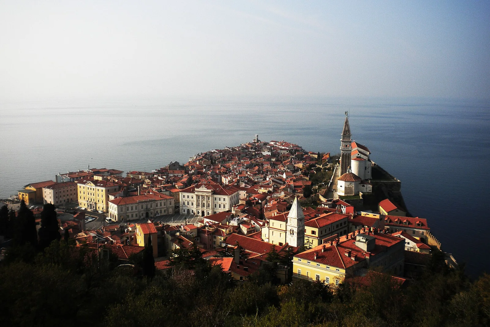 Pogled na mesto Piran