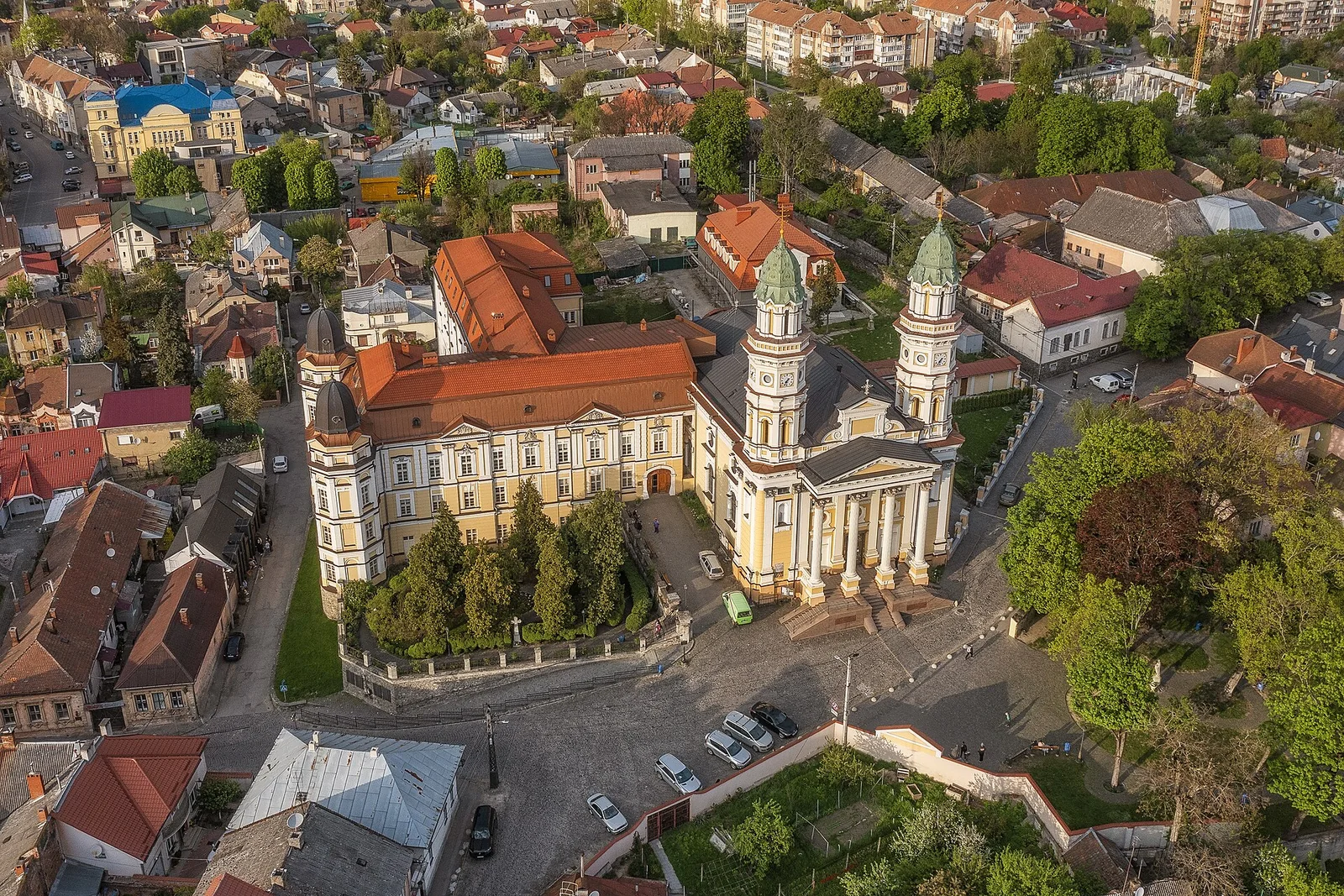 Вид города Ужгород