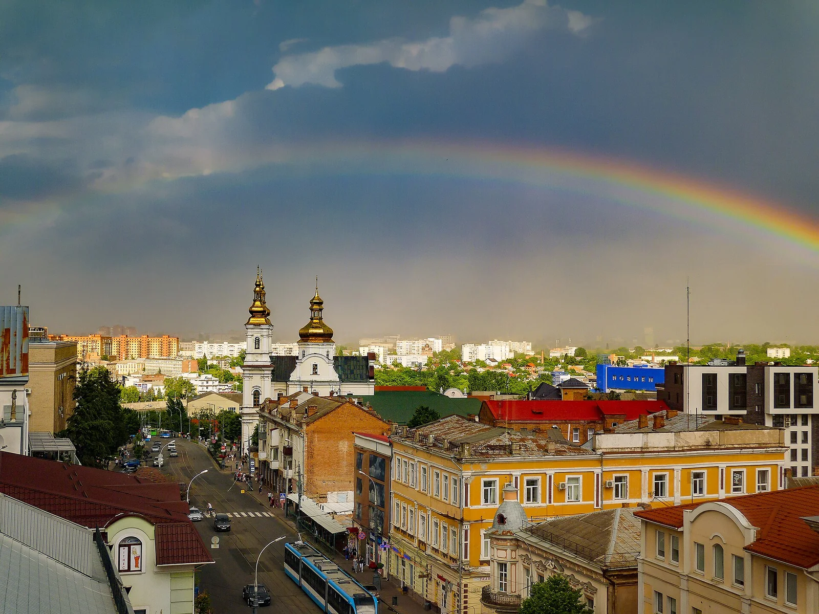 Вид города Винница