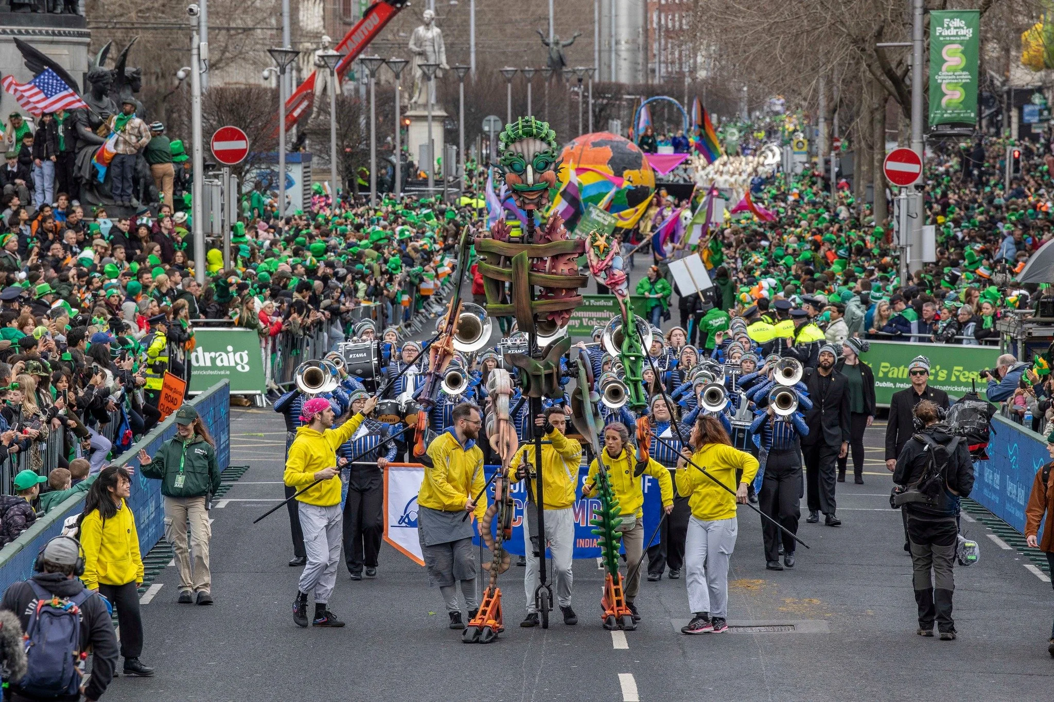 Desfile del Día de San Patricio en Dublín